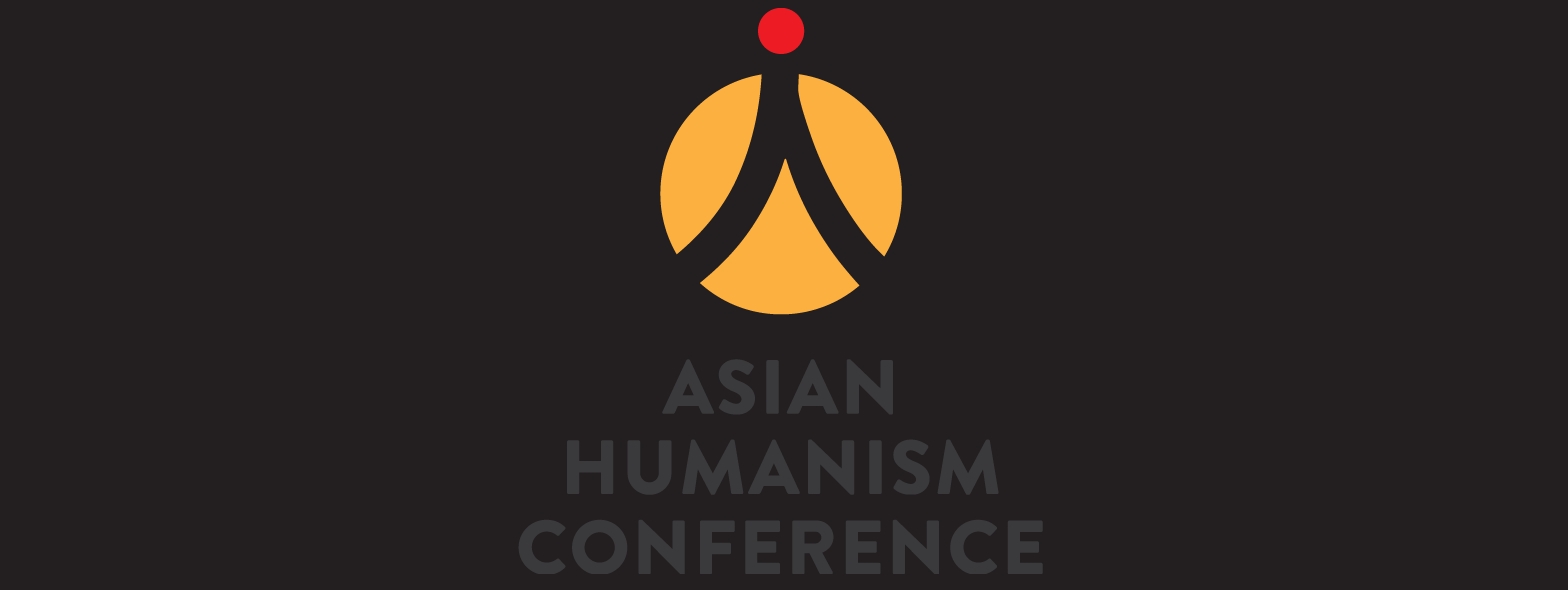 The logo for the Asian Humanism Conference 2016 was designed to reflect the Chinese character for humans (人). It is hoped that it will become a new symbol of humanism as it spreads into the Chinese speaking world.