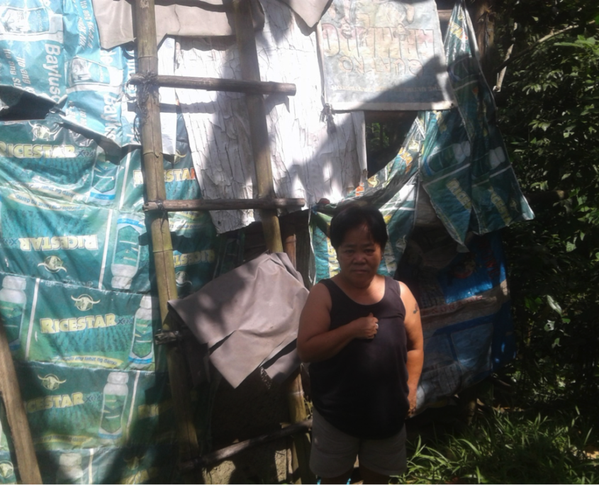 EEGCI and HAPI Homes replace shanty of needy laundress